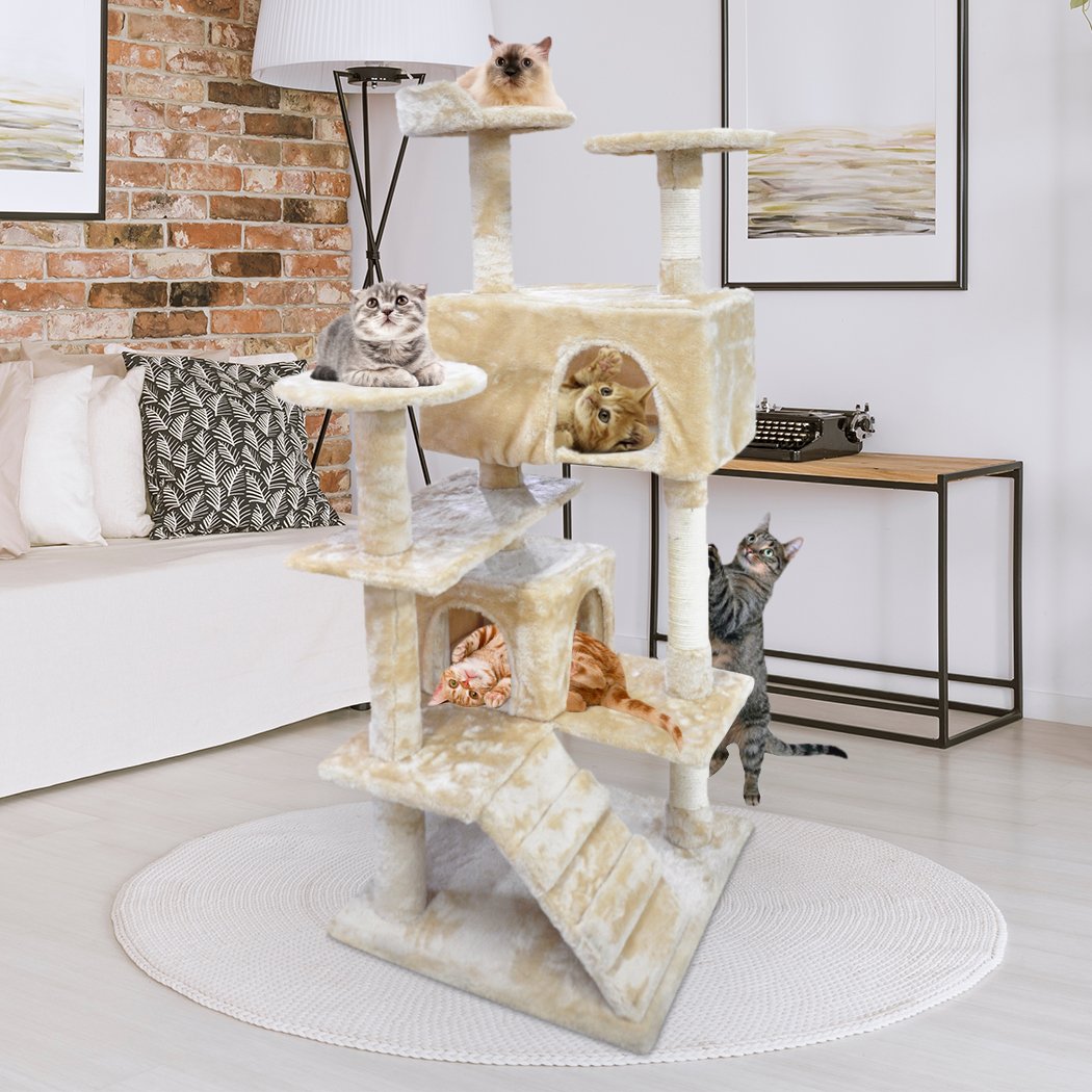 PaWz Pet Cat Tree Scratching Post Scratcher Trees Pole Gym Condo