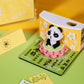 2026 Calendar Panda 3d Three-dimensional Post-it Notes