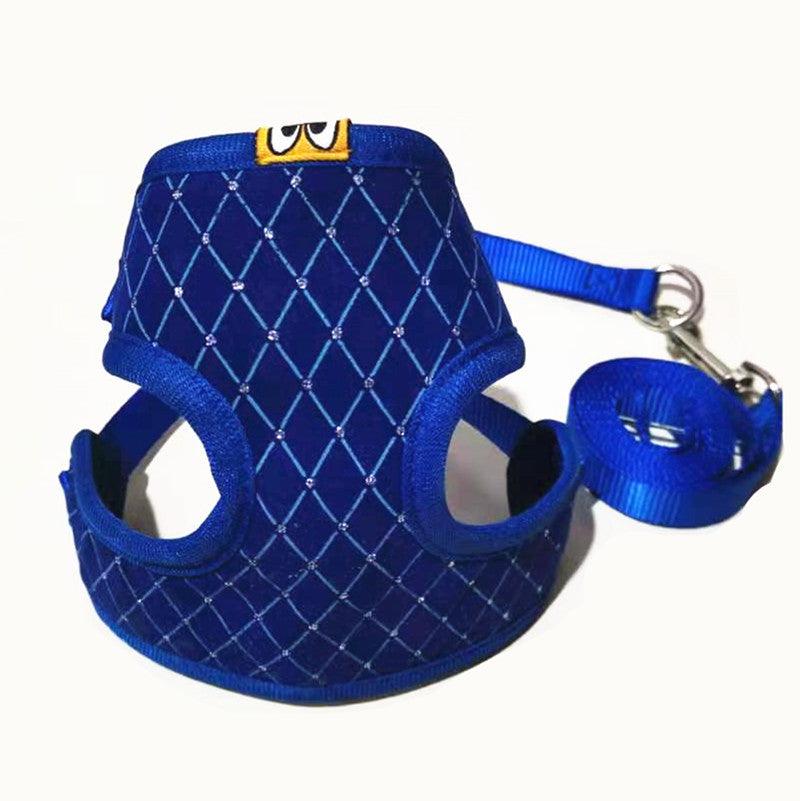 Pet Comfort Harness: Breathable Nylon Vest For Small And Medium Dogs