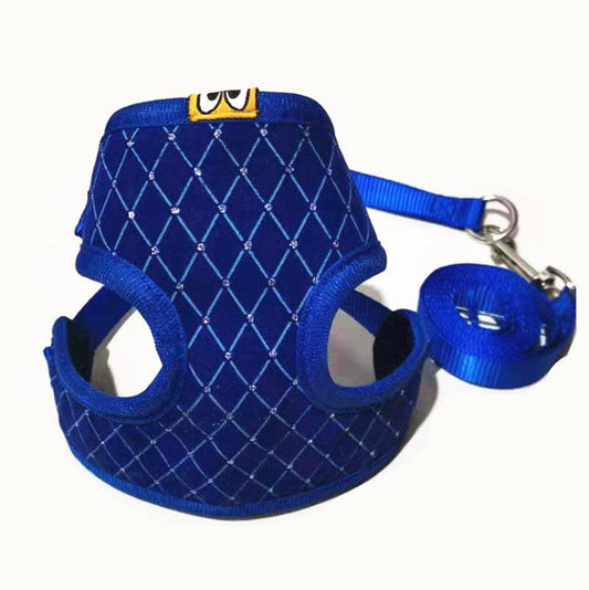 Pet Comfort Harness: Breathable Nylon Vest For Small And Medium Dogs