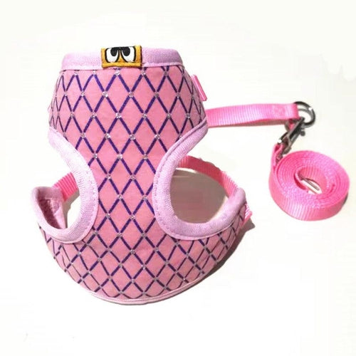 Pet Comfort Harness: Breathable Nylon Vest For Small And Medium Dogs