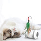 Interactive Cat Toy With Interchangeable Pet Feather Toys