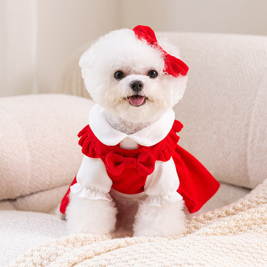 Puppy New Year Pet New Year Clothing