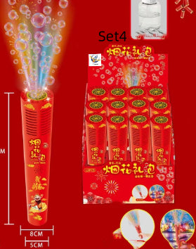 New Spring Festival New Year Fireworks Bubble Machine