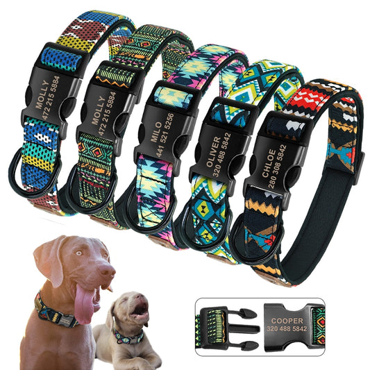 Personalized Dog Collar Custom Puppy Pet Collar