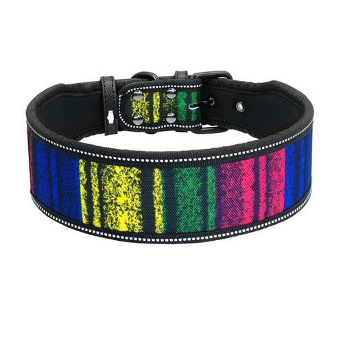 Reflective Nylon Dog Collar Adjustable Pet Collars