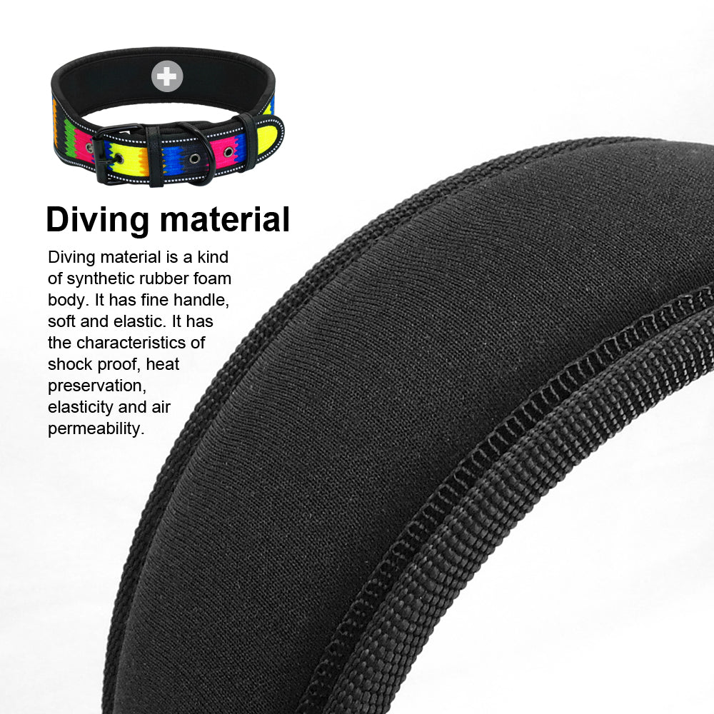 Reflective Nylon Dog Collar Adjustable Pet Collars