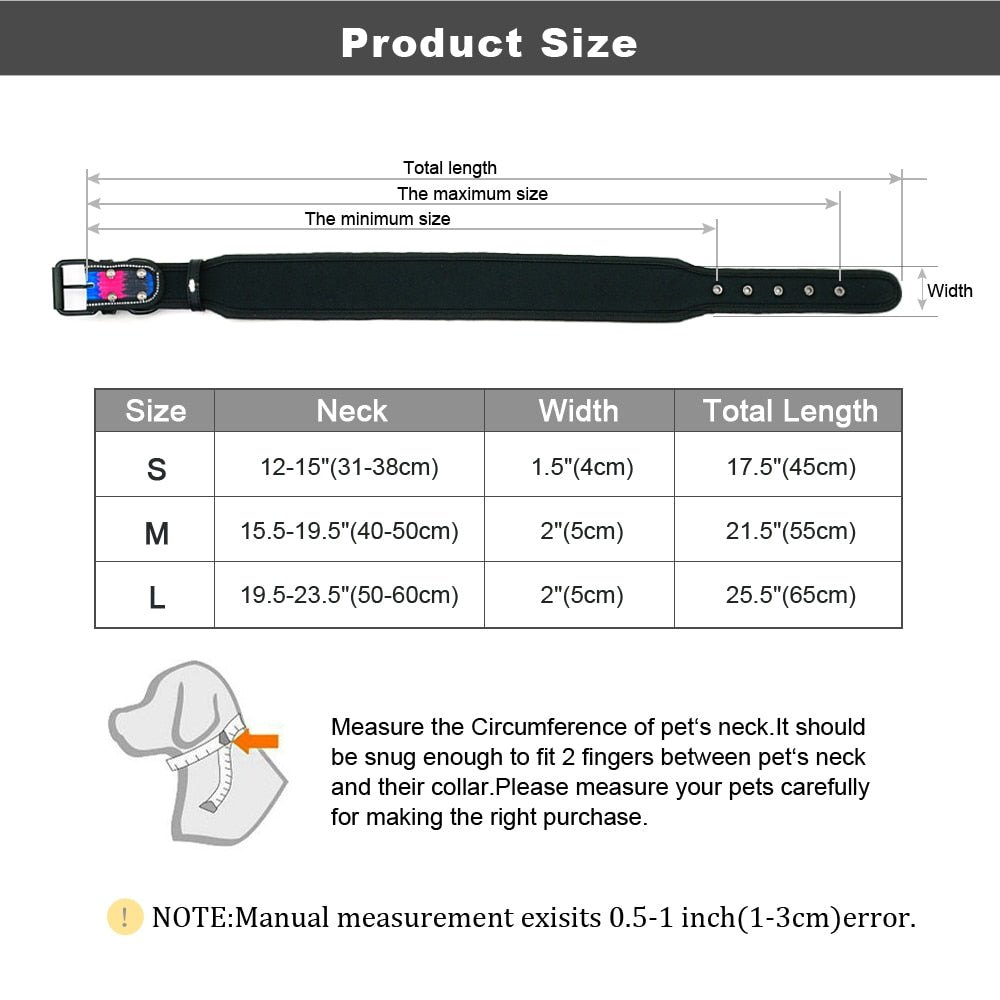 Reflective Nylon Dog Collar Adjustable Pet Collars