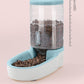 Automatic Pet Feeder And Drinking Fountain Combo