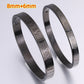 Creative Roman Digital Titanium Steel Valentine Bracelet with Ring Valentine Gift