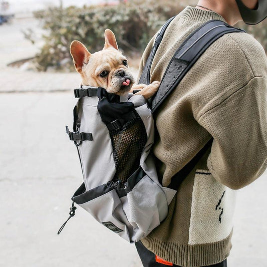 Double Shoulder Portable Pet Dog Carrier Backpack - Travel In Style Wi