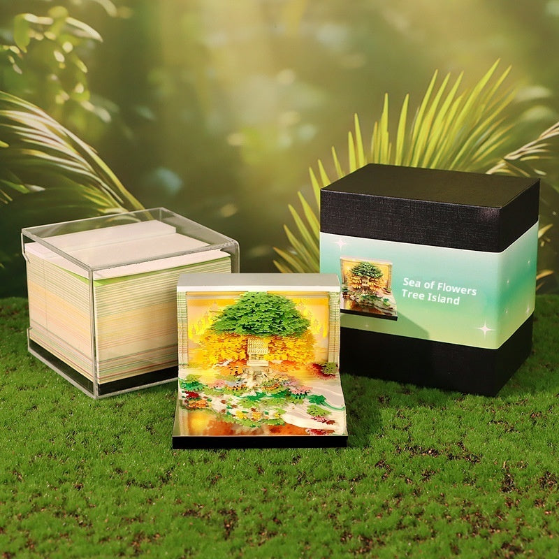 2026 Paper Carving Calendar Desktop Ornament 3D Notebook